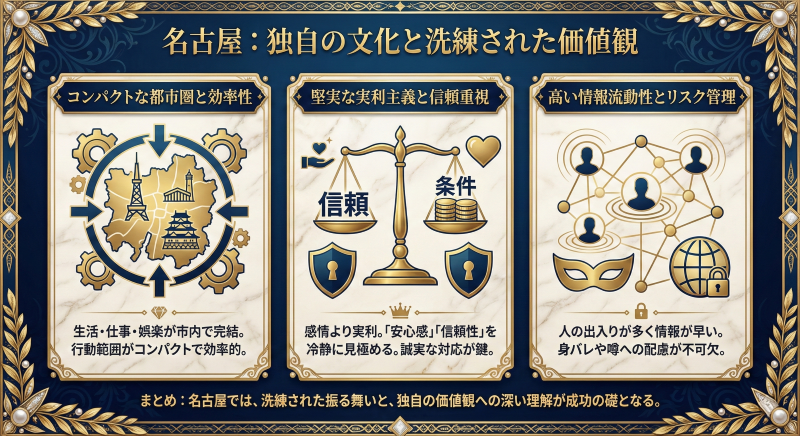 愛知・名古屋のママ活地域特性