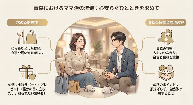 青森でママ活するママ