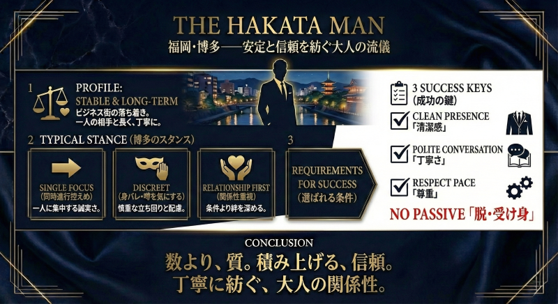 福岡博多でママ活する男性の特徴