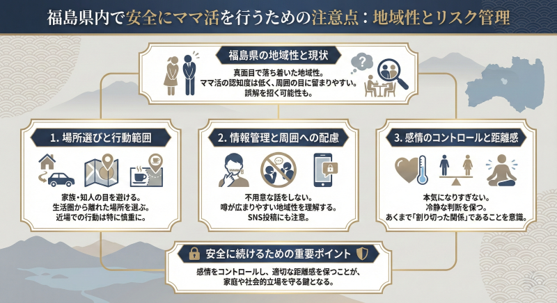 福島でママ活をするときの注意点