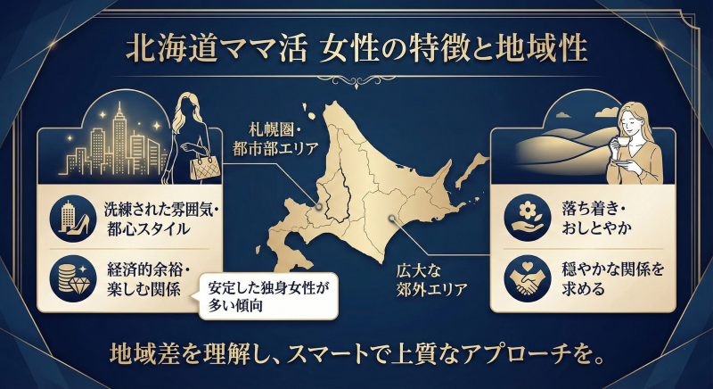北海道のママ活の地域特性