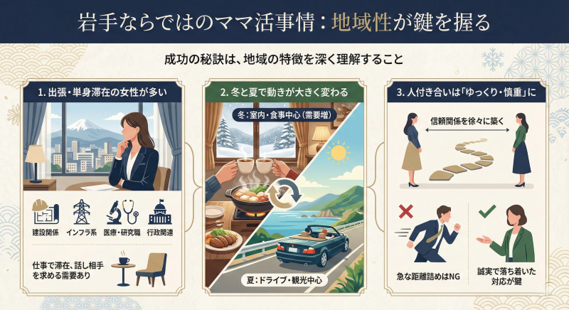 岩手ママ活の地域特性