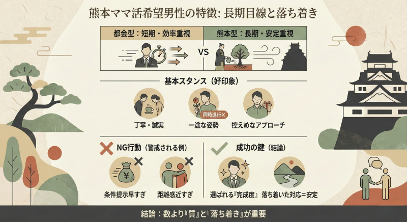 熊本ママ活男性の特徴