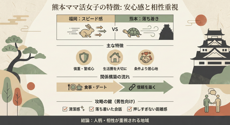熊本ママ活女性の特徴