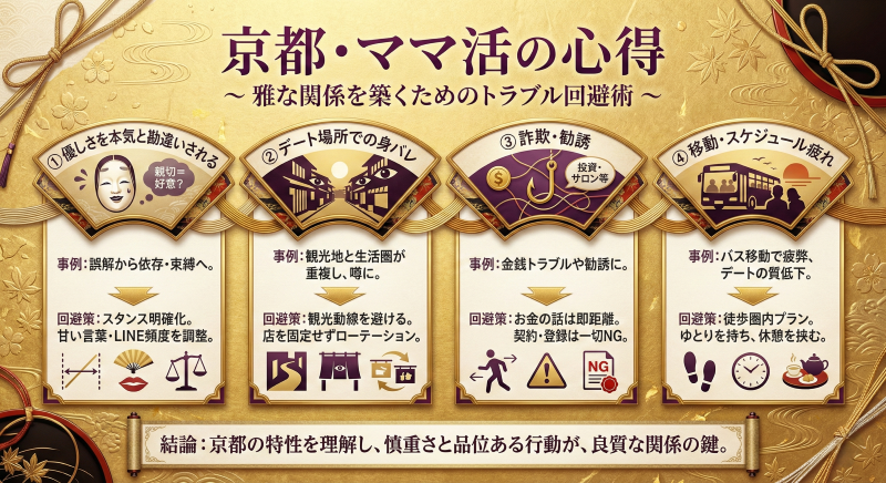京都ママ活のトラブル
