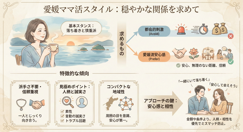 愛媛ママ活の女性の特徴
