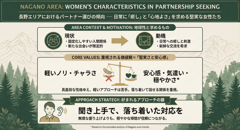 長野ママ活をしている女性の特徴