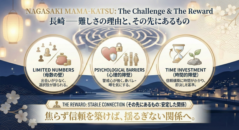 長崎でママ活が難しい理由