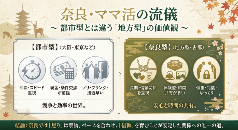 奈良ママ活の地域特性