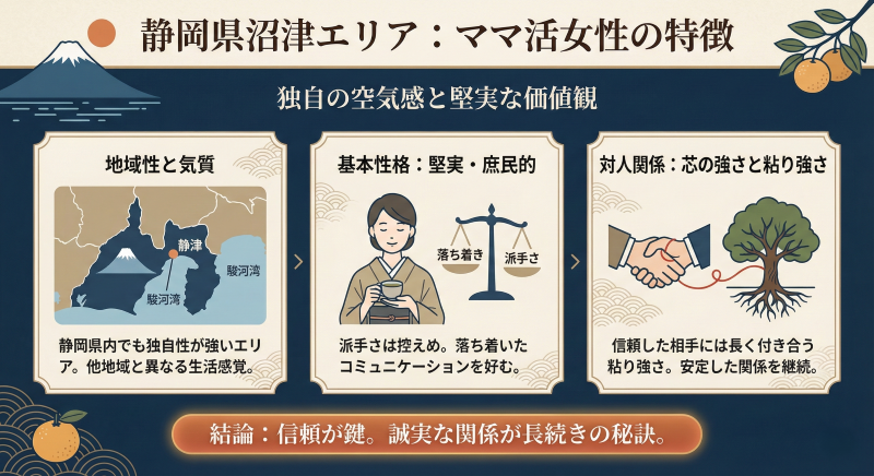 沼津でママ活する女性の特徴