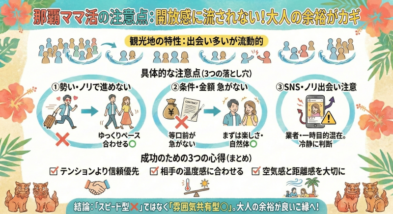 沖縄那覇ママ活の注意点