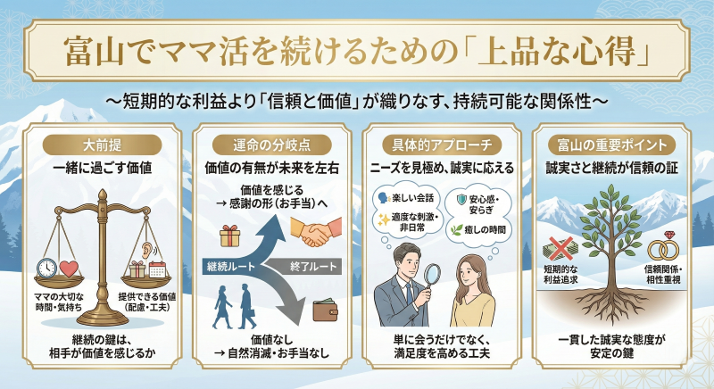 富山ママ活の注意点