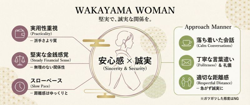 和歌山でママ活する女性の特徴