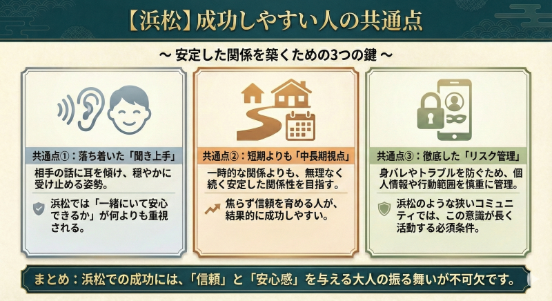 浜松ママ活で成功する人