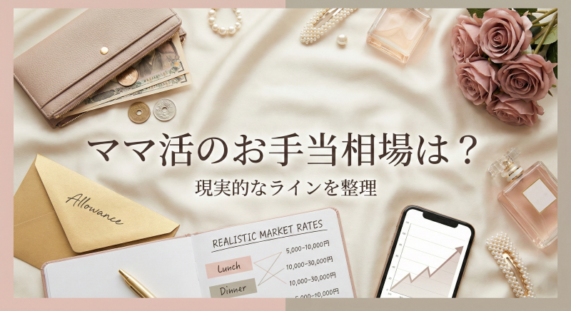 ママ活のお手当相場