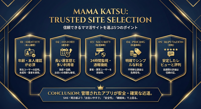 ママ活サイトを選ぶポイント