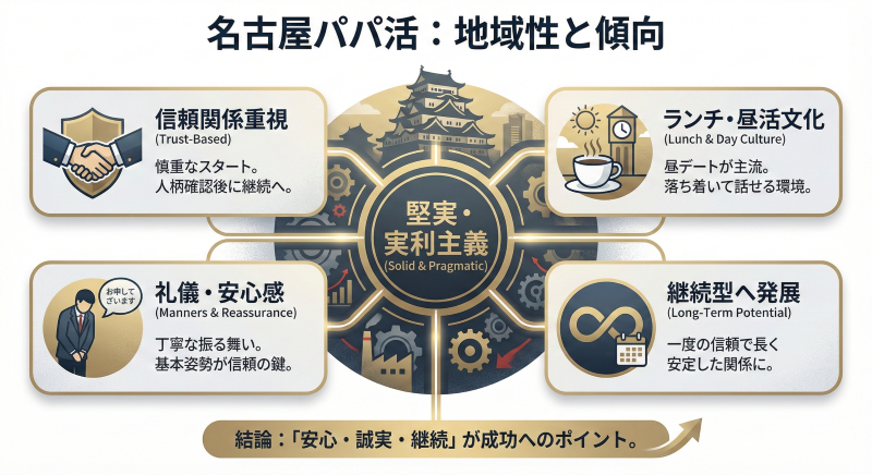愛知名古屋のパパ活スタイル