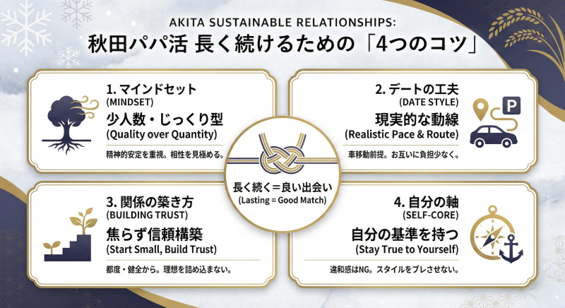 秋田でパパ活を成功させるコツ