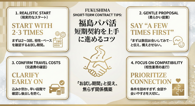 福島でパパ活を上手にすすめるコツ