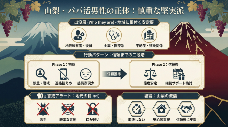 甲府でパパ活する男性の特徴