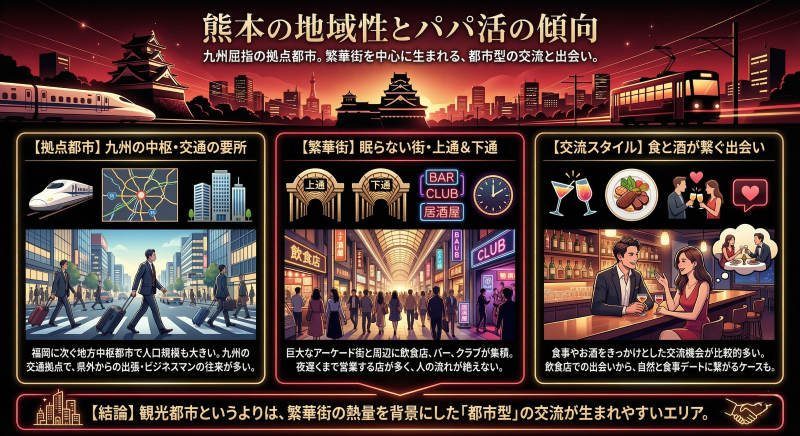 熊本パパ活の地域性