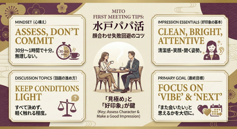 水戸パパ活で失敗しないコツ