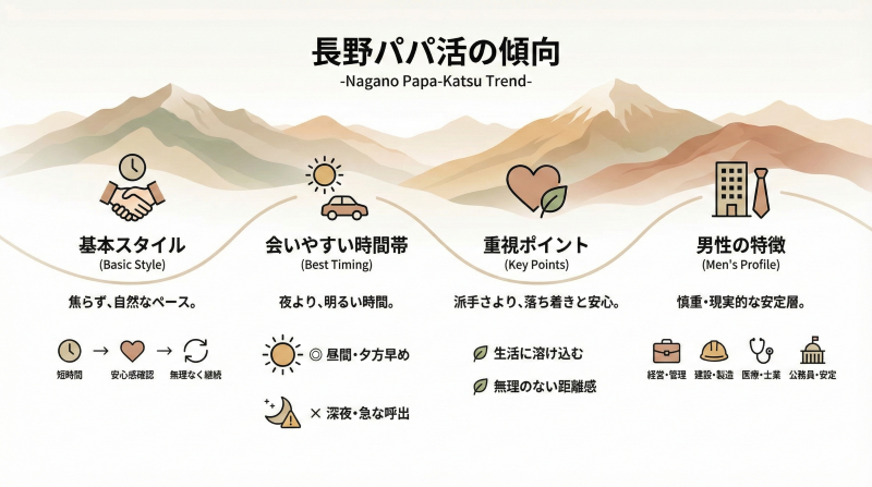 長野のパパ活スタイル