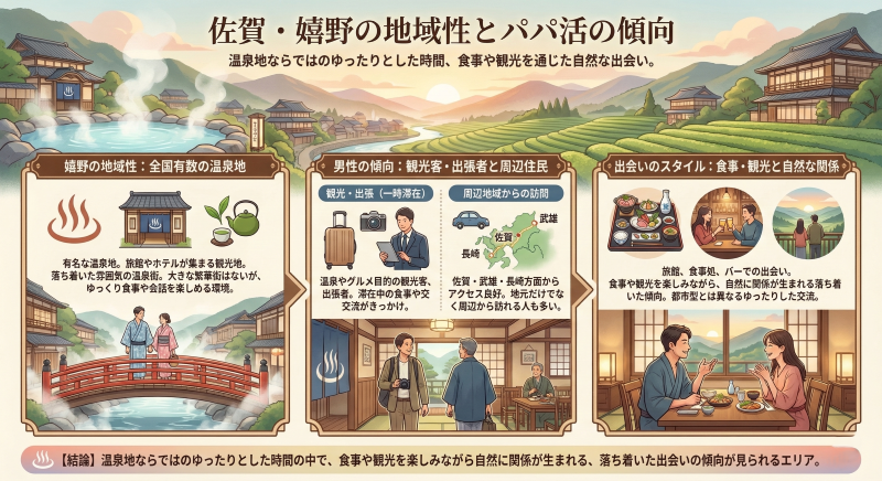 佐賀嬉野のパパ活地域性