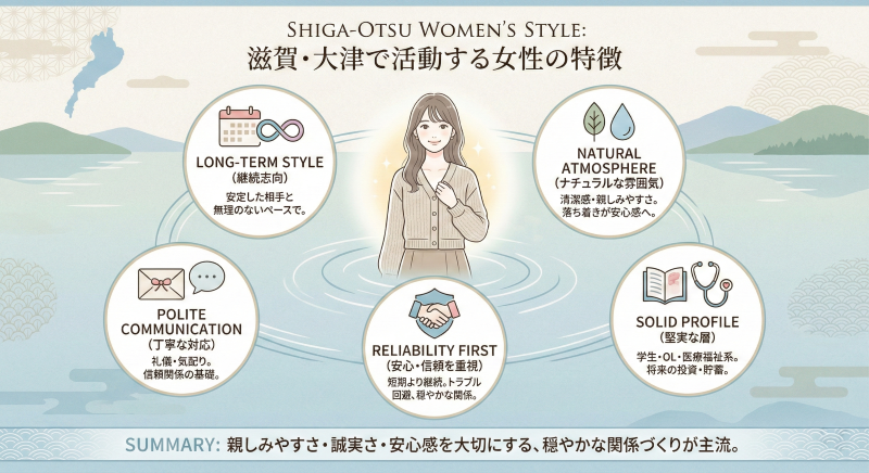 滋賀大津でパパ活する女性の特徴