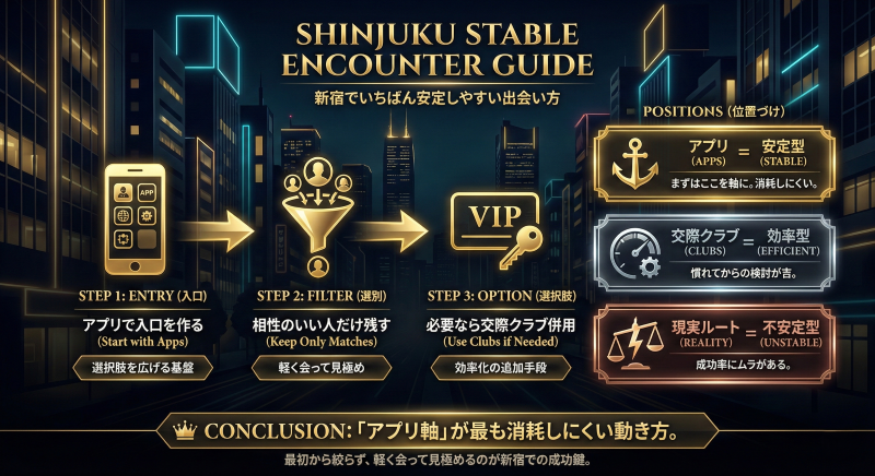 新宿パパ活の出会い方