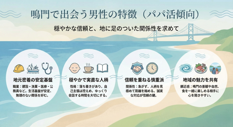 鳴門でパパ活する男性の特徴