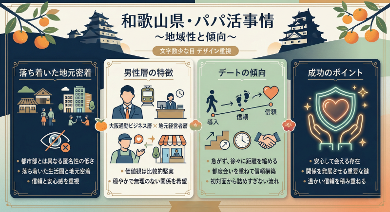 和歌山パパ活の地域性と傾向