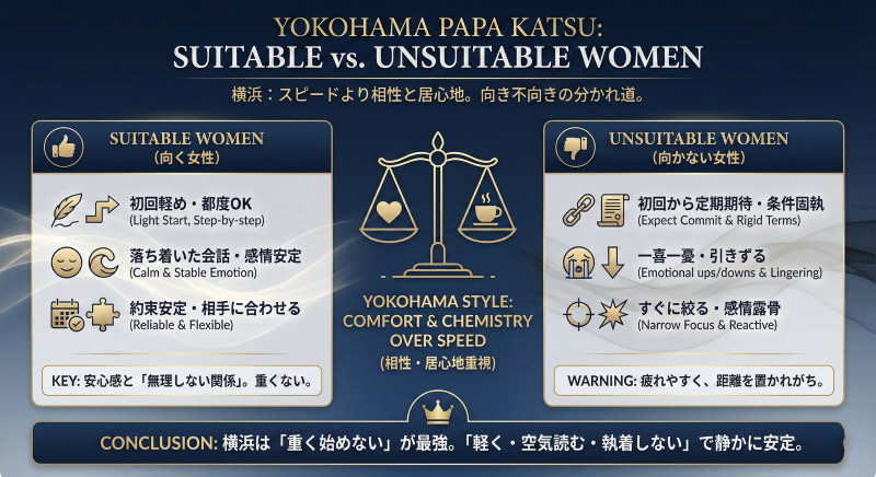 横浜でパパ活する女性の特徴