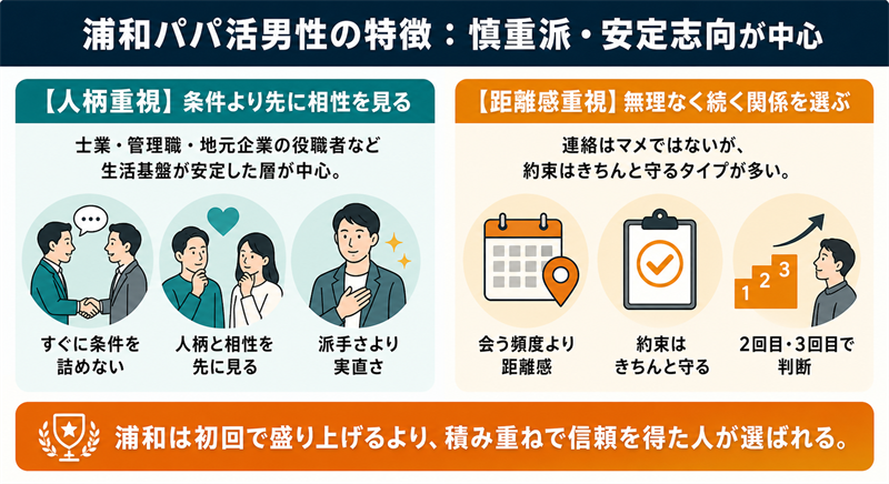 埼玉・浦和でパパ活をしている男性の特徴