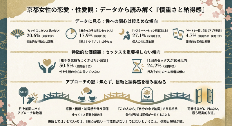 京都の女性のセックス観