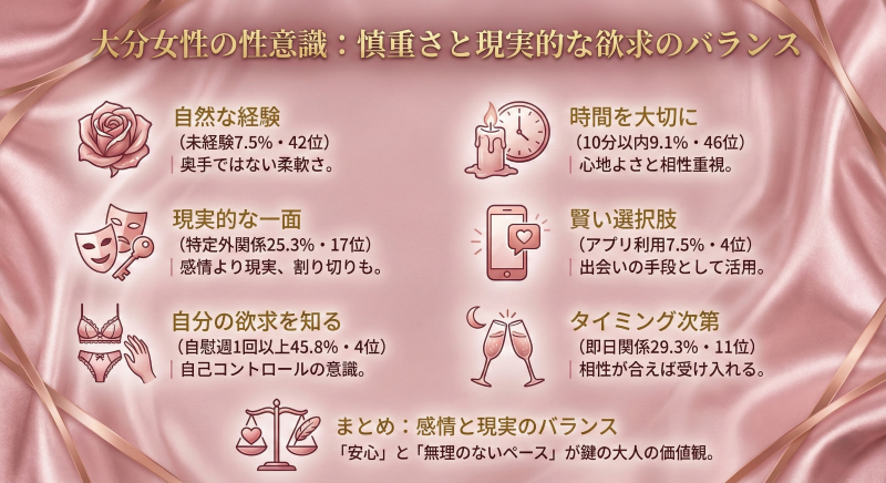 大分の女性のセックス観