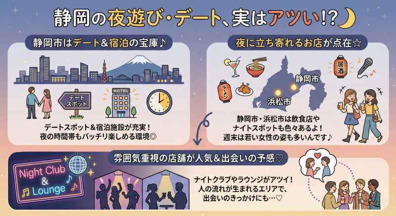 静岡の女性の夜遊び事情