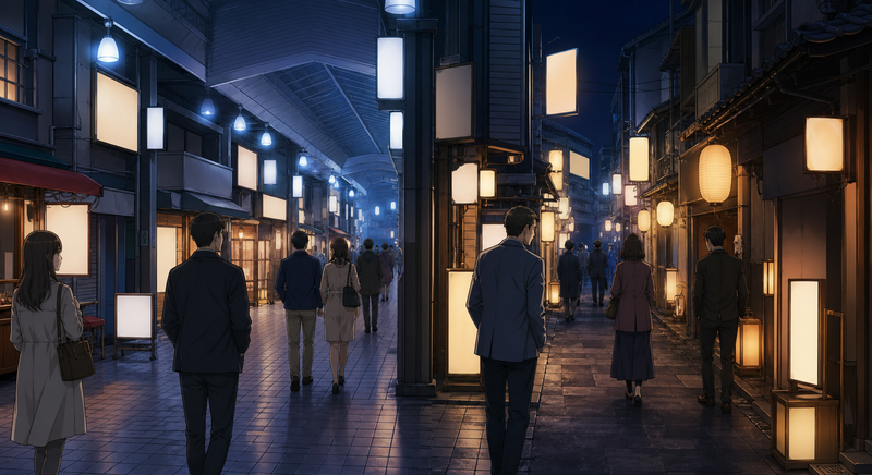 二番町・三番町は会話ができる店を先に見つけておく