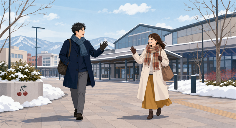 山形駅の待ち合わせ場所